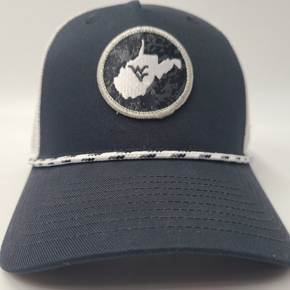 West Viriginia Mountaineers Hat Nike Snapback Mesh Black Montani Semper Liberi - Picture 3 of 12